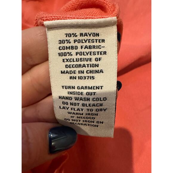 Nanette Lepore Women’s Ruffle Puff Short Sleeve Sweater Pink Size XL Romantic - Picture 6 of 8